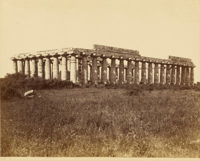 Basílica, Paestum de Giorgio Sommer