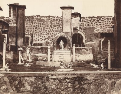 Casa de Marco Lucrezio, Pompeya, c.1870 de Giorgio Sommer