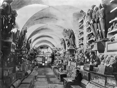 Momias de la catacumba de Palermo, Italia de Giorgio Sommer