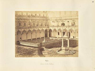 Nápoles. Interior del claustro de San Martín. de Giorgio Sommer