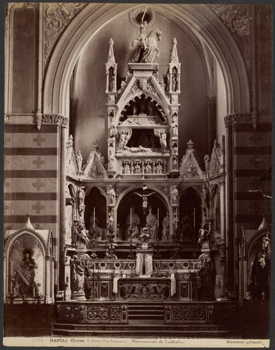 Nápoles S. Giov. Carbonara Monumento a Ladislao de Giorgio Sommer
