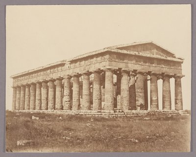 Paestum: El templo de Poseidón de Giorgio Sommer