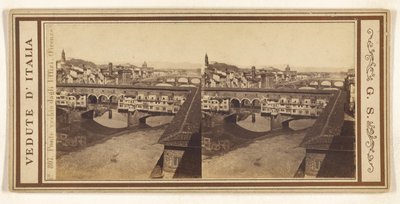Puente Viejo desde los Uffizi, (Florencia) de Giorgio Sommer