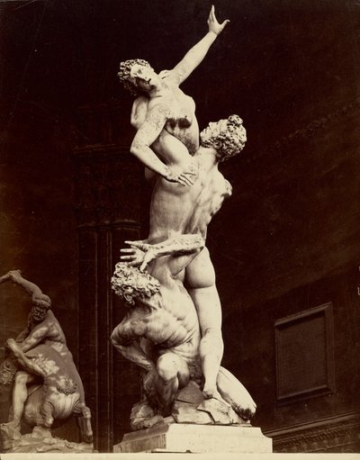 Rapto de las sabinas de Giovanni Bologna, Florencia de Giorgio Sommer