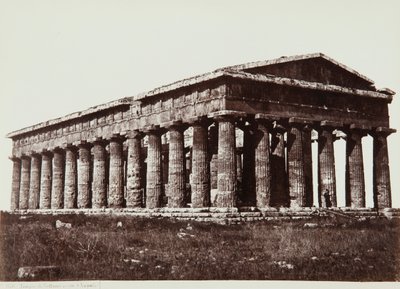 Templo de Neptuno en Paestum de Giorgio Sommer