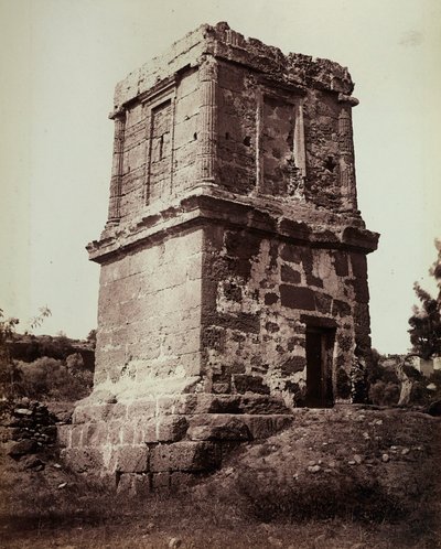 La Tumba de Theron, Valle de los Templos, Agrigento de Giorgio Sommer