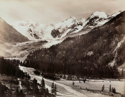 Vista de un glaciar en Suiza de Giorgio Sommer