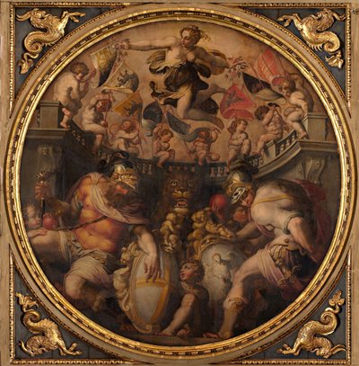 Alegorías de los barrios de Santo Spirito y Santa Croce, 1563-1565 de Giorgio Vasari