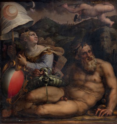 Alegoría de Fiesole, 1563-1565 de Giorgio Vasari