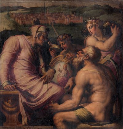Alegoría de San Giovanni Valdarno de Giorgio Vasari