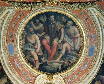 Cosimo I y sus artistas, de la Sala di Cosimo I de Giorgio Vasari