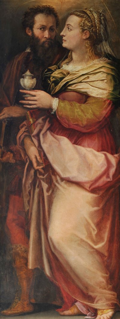 Giorgio Vasari con su esposa Niccolosa Bacci, c. 1565 de Giorgio Vasari