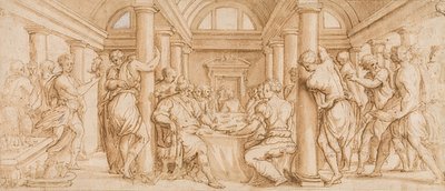 Banquete de bodas de Ester y Asuero de Giorgio Vasari