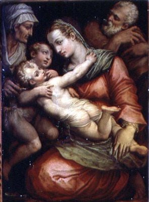 Sagrada Familia con Santa Ana y San Juan Bautista de Giorgio Vasari