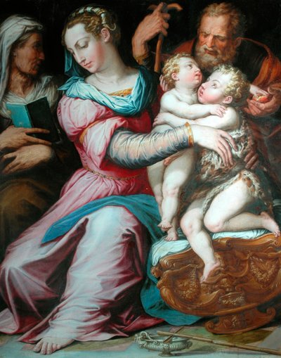 Sagrada Familia con San Juan de Giorgio Vasari