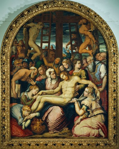 Lamentación sobre Cristo muerto bajado de la cruz de Giorgio Vasari
