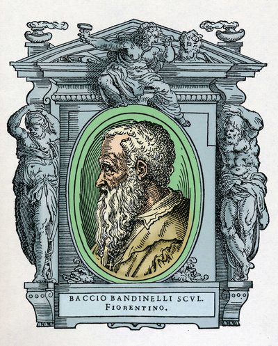 Retrato de Baccio BANDINELLI (Firenze de Giorgio Vasari