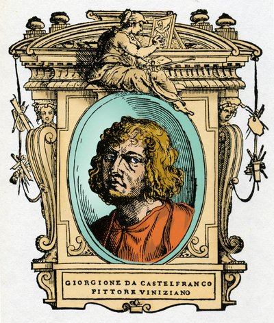 Retrato de Giorgione (Giorgio Zorzi) de Giorgio Vasari