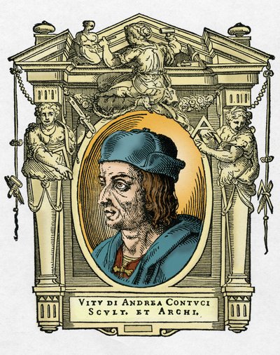 Retrato de Jacopo Sansovino de Giorgio Vasari