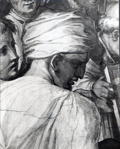 Retrato de Luca della Robbia en la Sala de Cosimo el Viejo de Giorgio Vasari