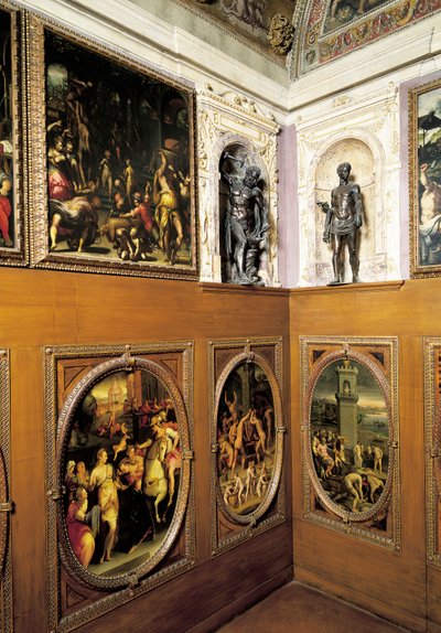 Studiolo (pequeño estudio) de Francesco I, por Giorgio Vasari (1511-1574), Palazzo Vecchio, Florencia, Italia de Giorgio Vasari