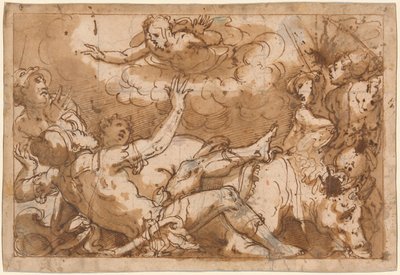 La conversión de San Pablo de Giorgio Vasari