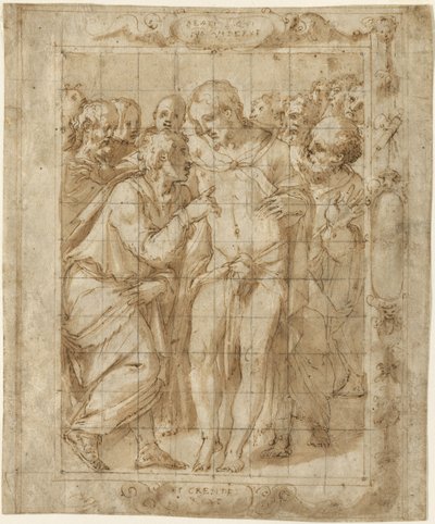 La incredulidad de Santo Tomás, c.1556-57 de Giorgio Vasari