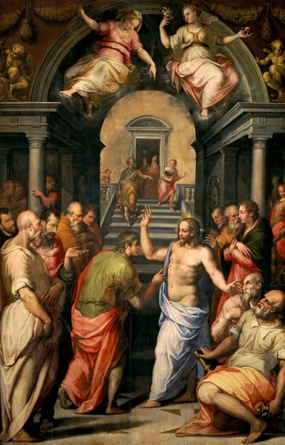 La incredulidad de Santo Tomás de Giorgio Vasari