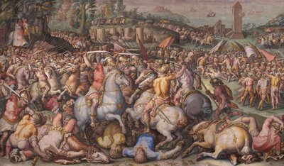 La derrota de los pisanos en Torre San Vincenzo, 1568-1571 de Giorgio Vasari