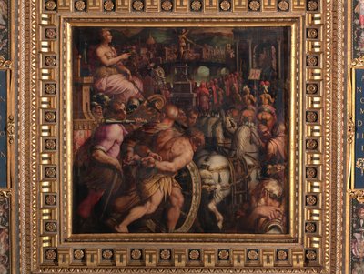 Triunfo tras la victoria sobre Pisa de Giorgio Vasari