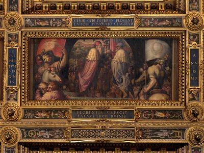 Unión de Florencia y Fiesole de Giorgio Vasari