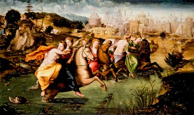 Cruzar el Tíber (pintura) de Giorgio di (1500 1559) Giovanni