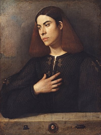 Retrato de un joven Antonio Brocardo, ca 1509-1510 de Giorgione da Castelfranco