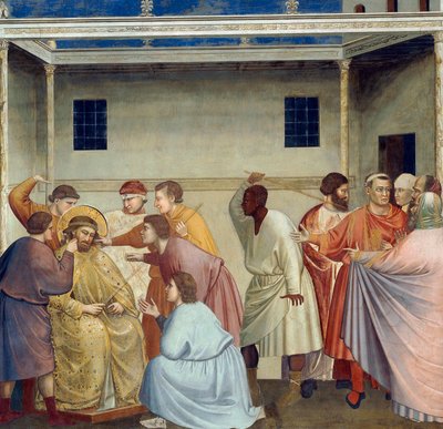 Flagelación de Cristo (detalle) de Giotto (c.1266 1337)