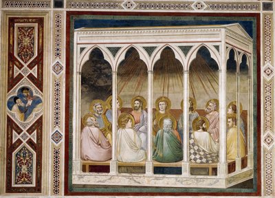 Pentecostés (detalle) de Giotto (c.1266 1337)