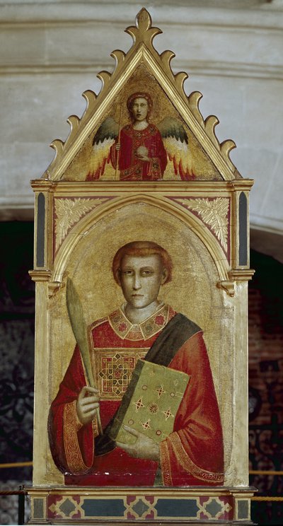 San Lorenzo (San Lorenzo) - Óleo sobre madera de Giotto (c.1266 1337)