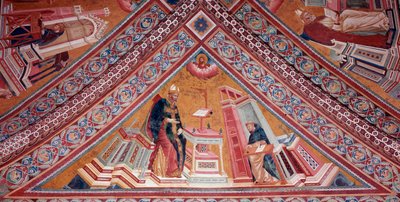 Los Doctores de la Iglesia: San Agustín de Hipona de Giotto (c.1266 1337)