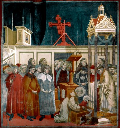 Historia de San Francisco de Asís: El milagro del pesebre de Greccio de Giotto (c.1266 1337)