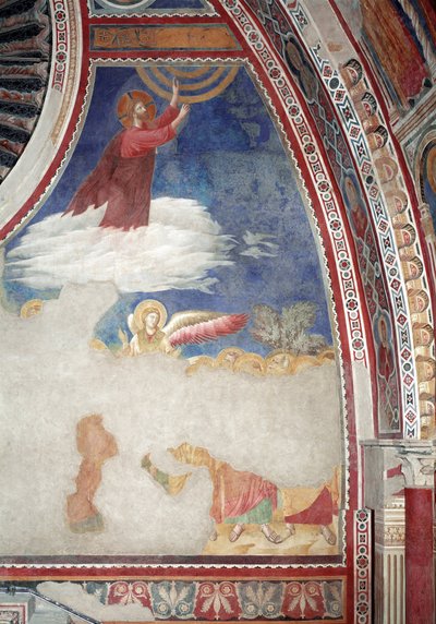 Historia del Nuevo Testamento: La Ascensión de Cristo - Fresco de Giotto (c.1266 1337)