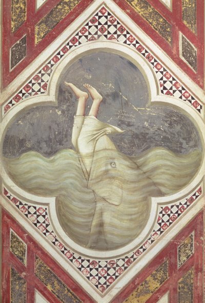 Jonás y la ballena, c.1305 (fresco) de Giotto (c.1266 1337)