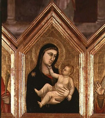 Madonna y el Niño, del Políptico de Santa Reparata de Giotto (c.1266 1337)