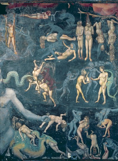 El Juicio Final, c.1305 (fresco) (detalle de 65227) de Giotto (c.1266 1337)