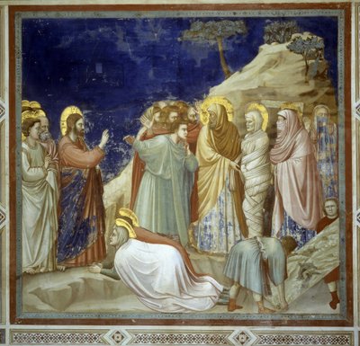 La resurrección de Lázaro de Giotto (c.1266 1337)