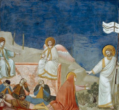 La Resurrección de Cristo, (detalle) de Giotto (c.1266 1337)