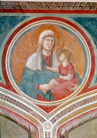 Virgen y niño de Giotto (c.1266 1337)