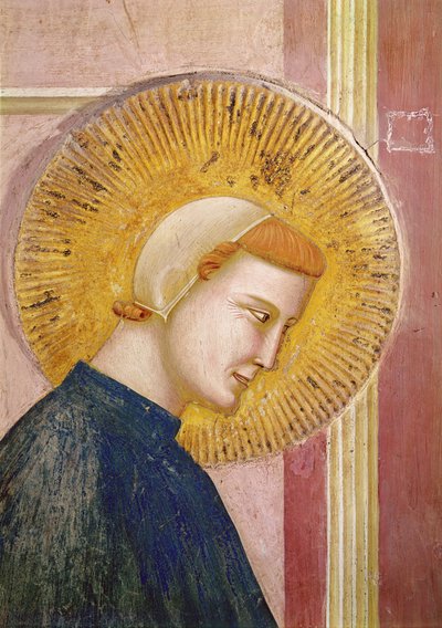 San Francisco honrado por un hombre sencillo, (detalle) c.1297-99 de Giotto di Bondone