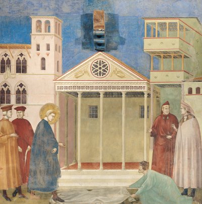 San Francisco honrado por un hombre sencillo, 1297-99 de Giotto di Bondone