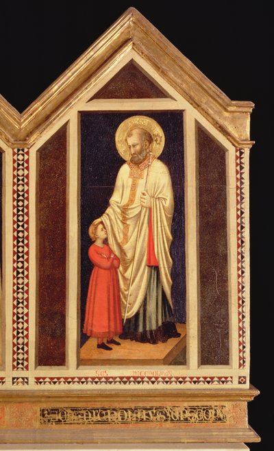 San Nicolás (detalle) de Giotto di Bondone