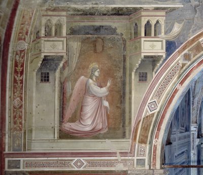 La Anunciación (detalle) de Giotto di Bondone
