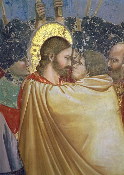 La Traición de Cristo (detalle) de Giotto di Bondone